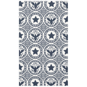 Americana Heritage Eagle Medallion (Navy Cream) Tablecloth