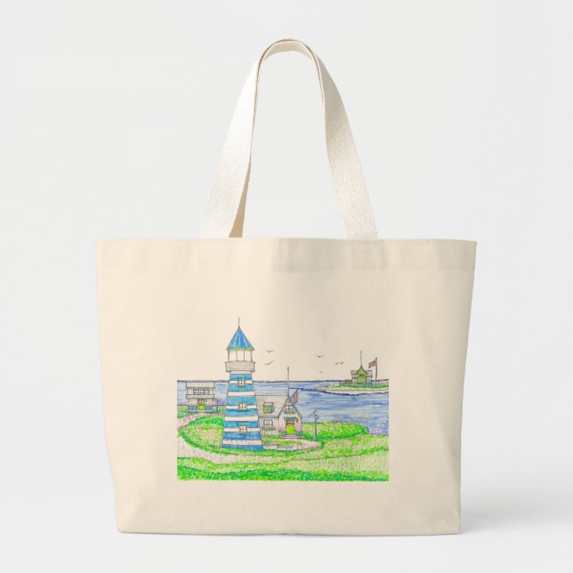 Americana Jumbo Tote Bag (Front)