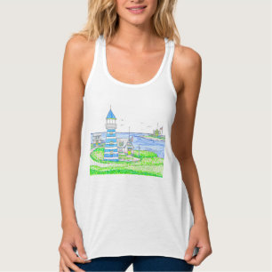 Americana Lighthouse Tank Top