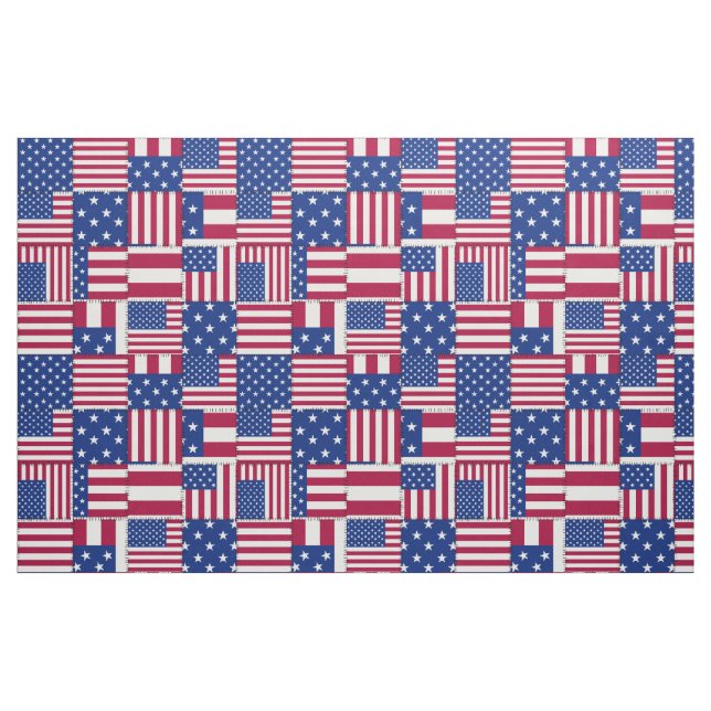 Americana Red White and Blue Fabric (Fat Quarter)