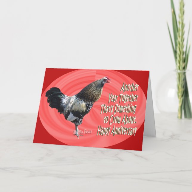 Americana Rooster  A 3-zz Card (Front)