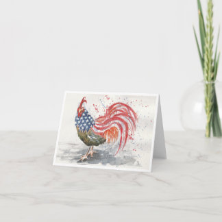 Americana Rooster by Sherry Card