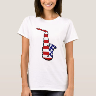 Americana Saxophone T-Shirt