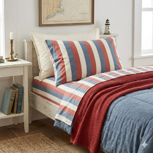Americana Stripes – Patriotic Pillowcase