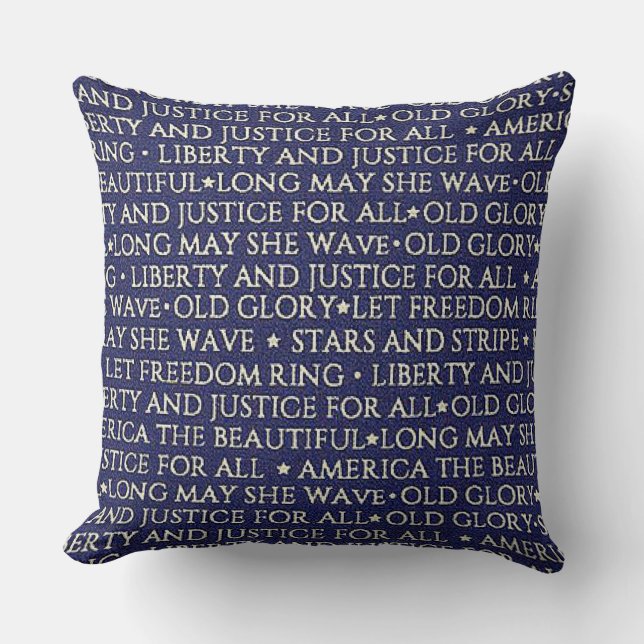 "Americana" THROW PILLOW (Front)