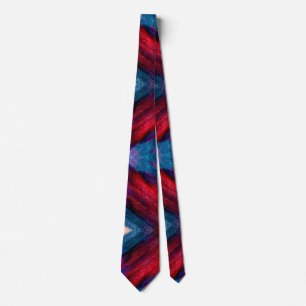 Americana Watercolor Art Tie