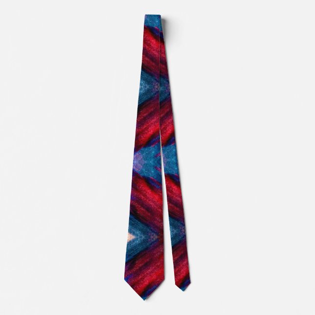 Americana Watercolor Art Tie (Front)
