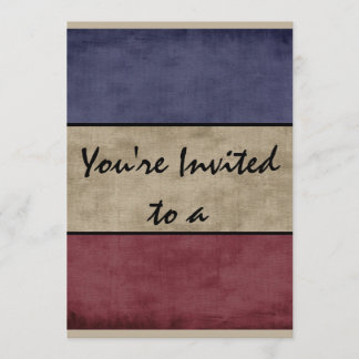 Americana You Are Invited To A Party Custom Invitation