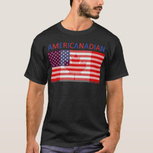 AMERICANADIAN full black tee shirt