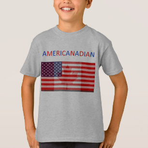 AMERICANADIAN kids'  grey tee