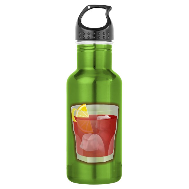 Americano cocktail 532 ml water bottle (Front)