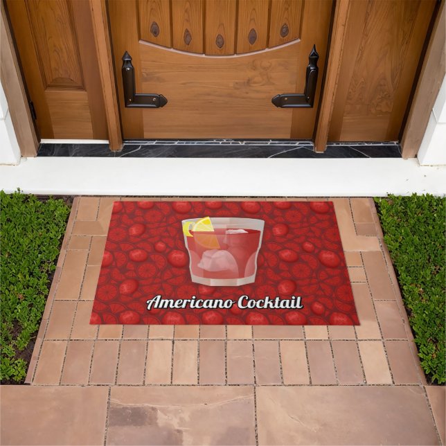 Americano cocktail doormat (Outdoor)