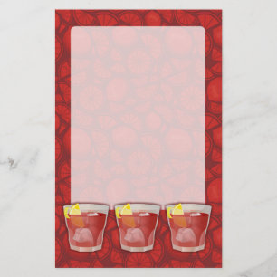 Americano cocktail flyer