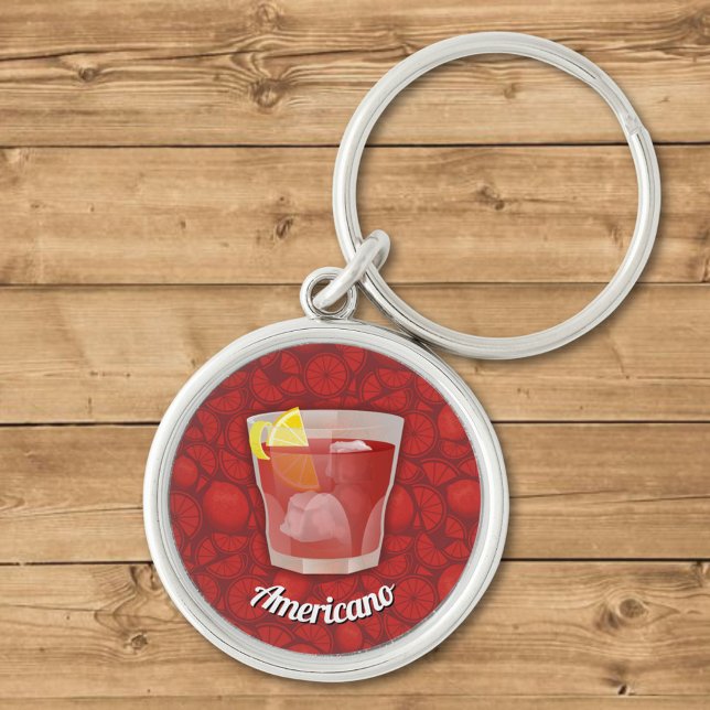 Americano Cocktail Key Ring (Creator Uploaded)