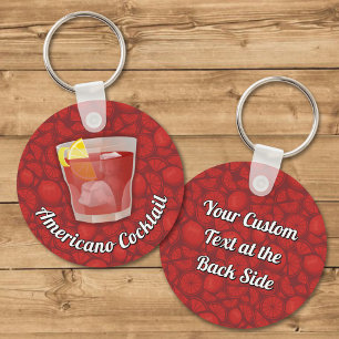 Americano Cocktail Keychain