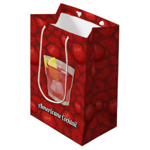 Americano cocktail medium gift bag