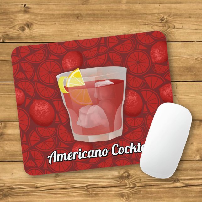 Americano cocktail mouse pad (Creator Uploaded)