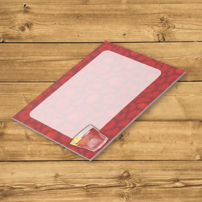 Americano cocktail notepad (Creator Uploaded)