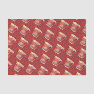 Americano cocktail tissue paper