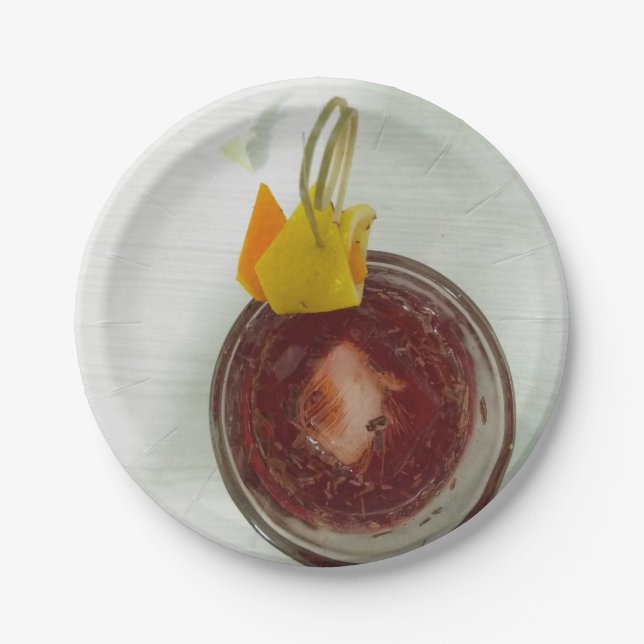 Americano Paper Plate (Front)