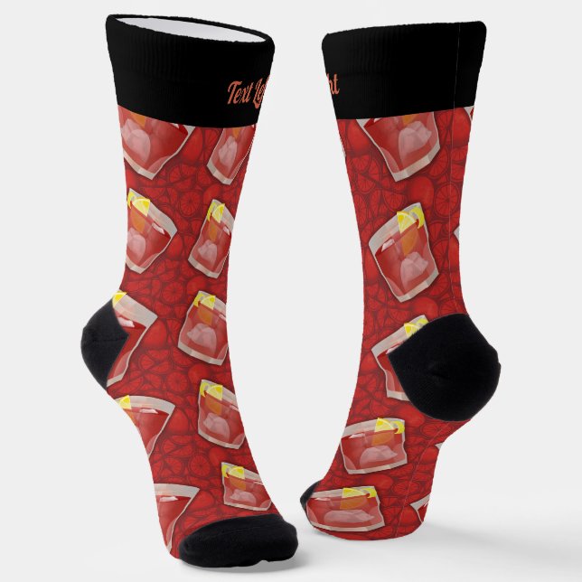 Americano Pattern Socks (Angled)