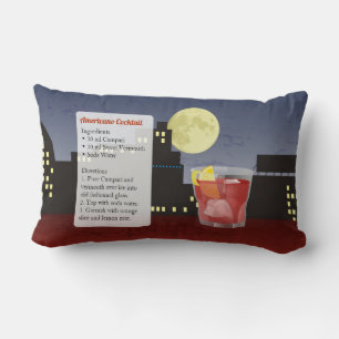 Americano Recipe Lumbar Cushion