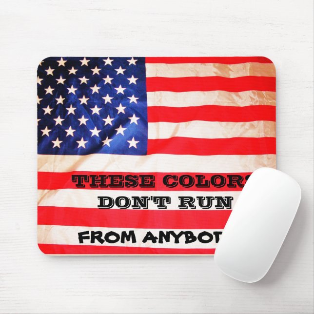 AMERICAN'S ARE BRAVE     MOUSE PAD (With Mouse)