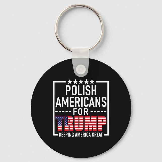 Americans For Trump Conservative Gift 2020 Reelect Key Ring (Front)
