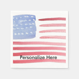 Americans USA Flag Napkin