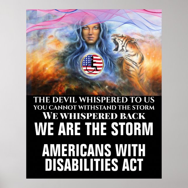 AMERICANS WITH DISABILITIES ACT POSTER (Front)