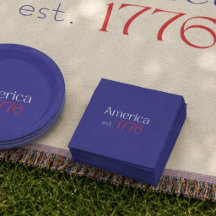 America's 250 Birthday est 1776 Typography Blue
