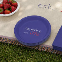 America's 250 Birthday est 1776 Typography Blue