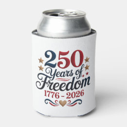 America's 250th Anniversary Americana Can Cooler