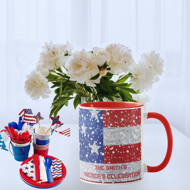 America's 250th Anniversary Celebration  Mug (The product image has been improved to highlight its details.)