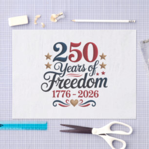 America's 250th Anniversary Decoupage Tissue Paper