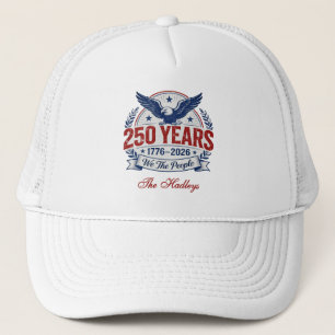 America's 250th Anniversary Name Trucker Hat