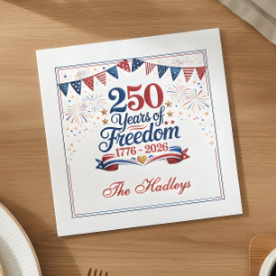 America's 250th Anniversary Napkin