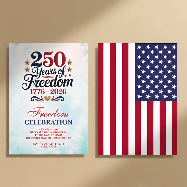 America's 250th Anniversary Party Invitation (Creator Uploaded)