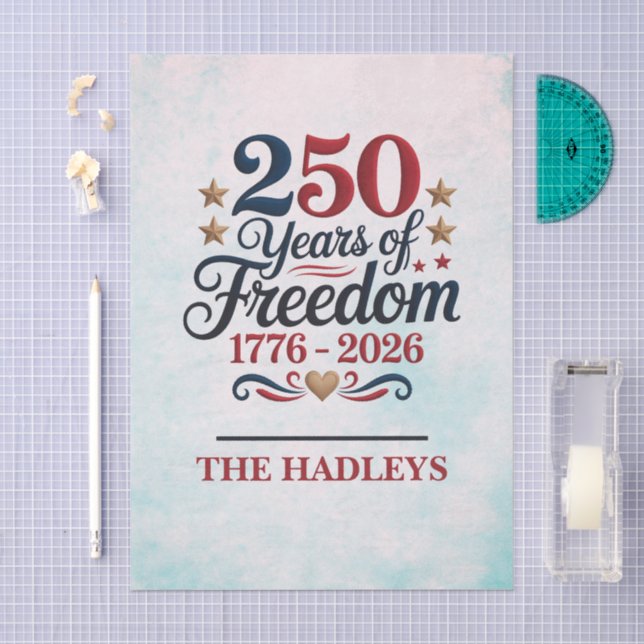 America's 250th Anniversary Sky Decoupage Tissue Paper (Craft)