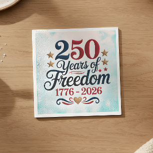 America's 250th Anniversary Sky Napkin