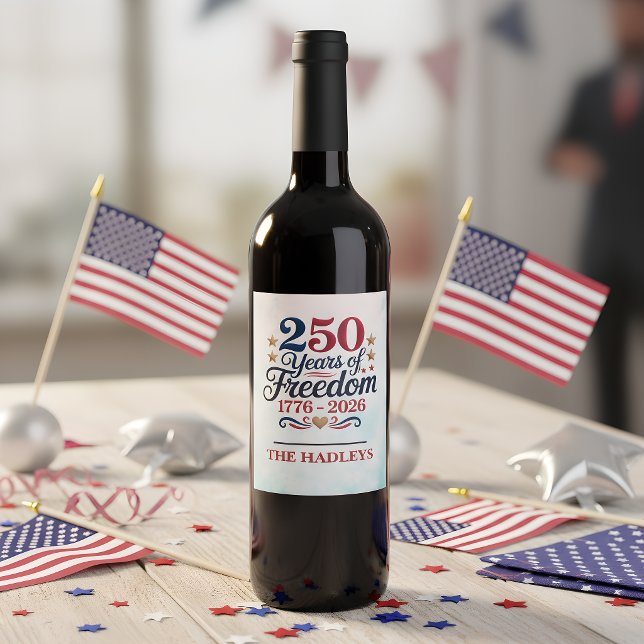 America's 250th Anniversary Sky Wine Label (Creator Uploaded)