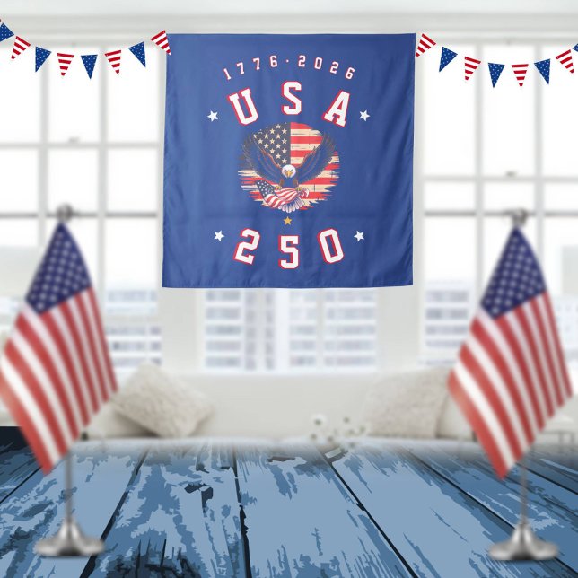 America's 250th Anniversary USA 250 1776 2026 Tapestry (Creator Uploaded)
