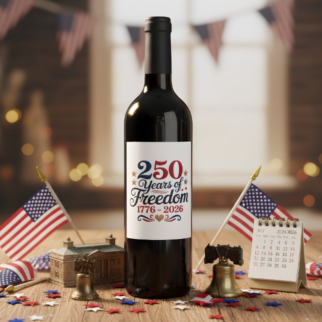 America's 250th Anniversary Wine Label (Creator Uploaded)