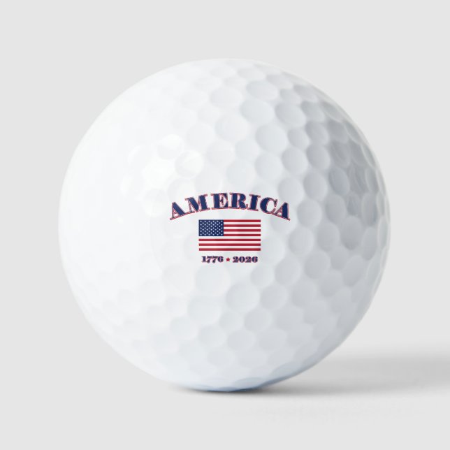 America's 250th Birthday Golf Balls (Front)