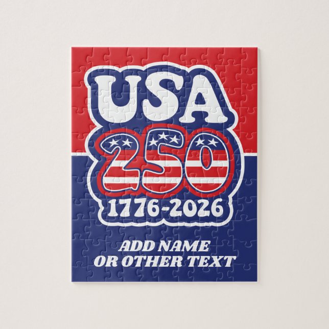 America's 250th Birthday - Groovy USA 250 Jigsaw Puzzle (Vertical)