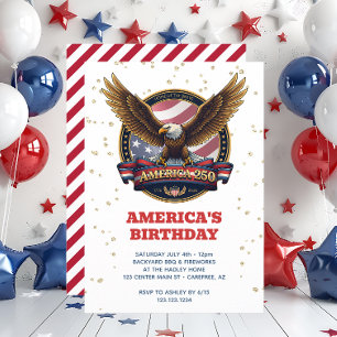 America's 250th Birthday Invitation