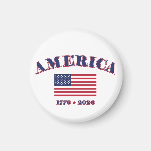 America's 250th Birthday Magnet (Front)