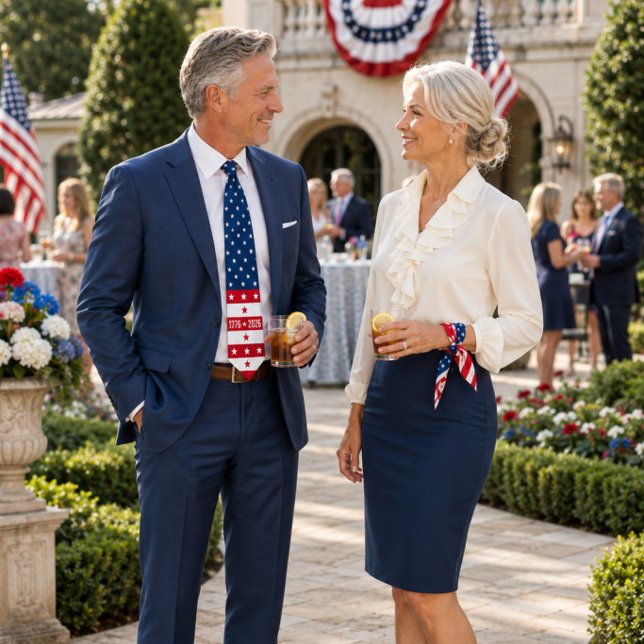 America's 250th Semiquincentennial 1776 2026 Tie (Creator Uploaded)
