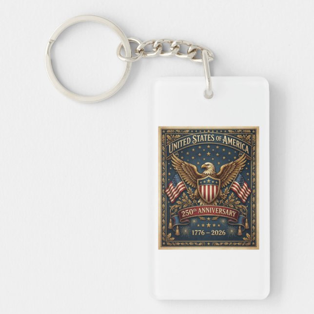 America's 250th Version 1    Key Ring (Front)