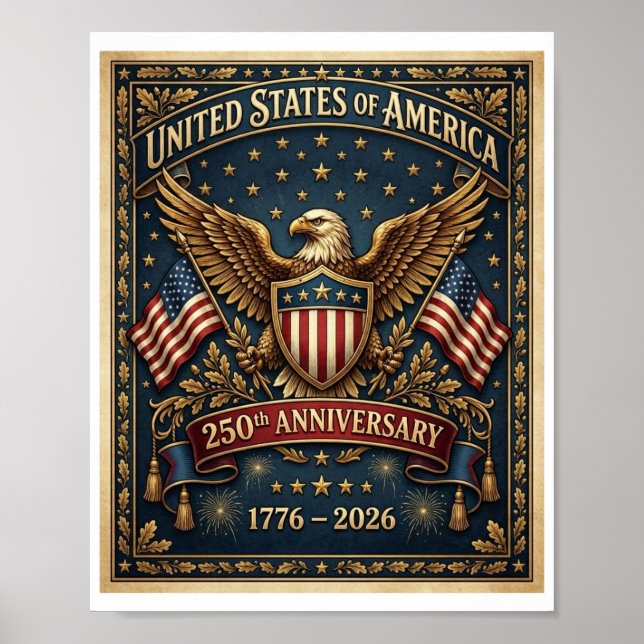 America's 250th Version 1    Poster (Front)